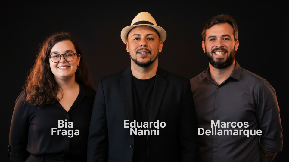 Bia Fraga, Eduardo Nanni e Marcos Dellamarque - Plano Inevitável